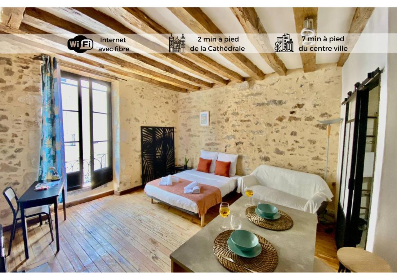 Apartamento Le Cosy-Chic, 2 Min A Pied Cathedrale , Jacobins Le Mans Exterior foto